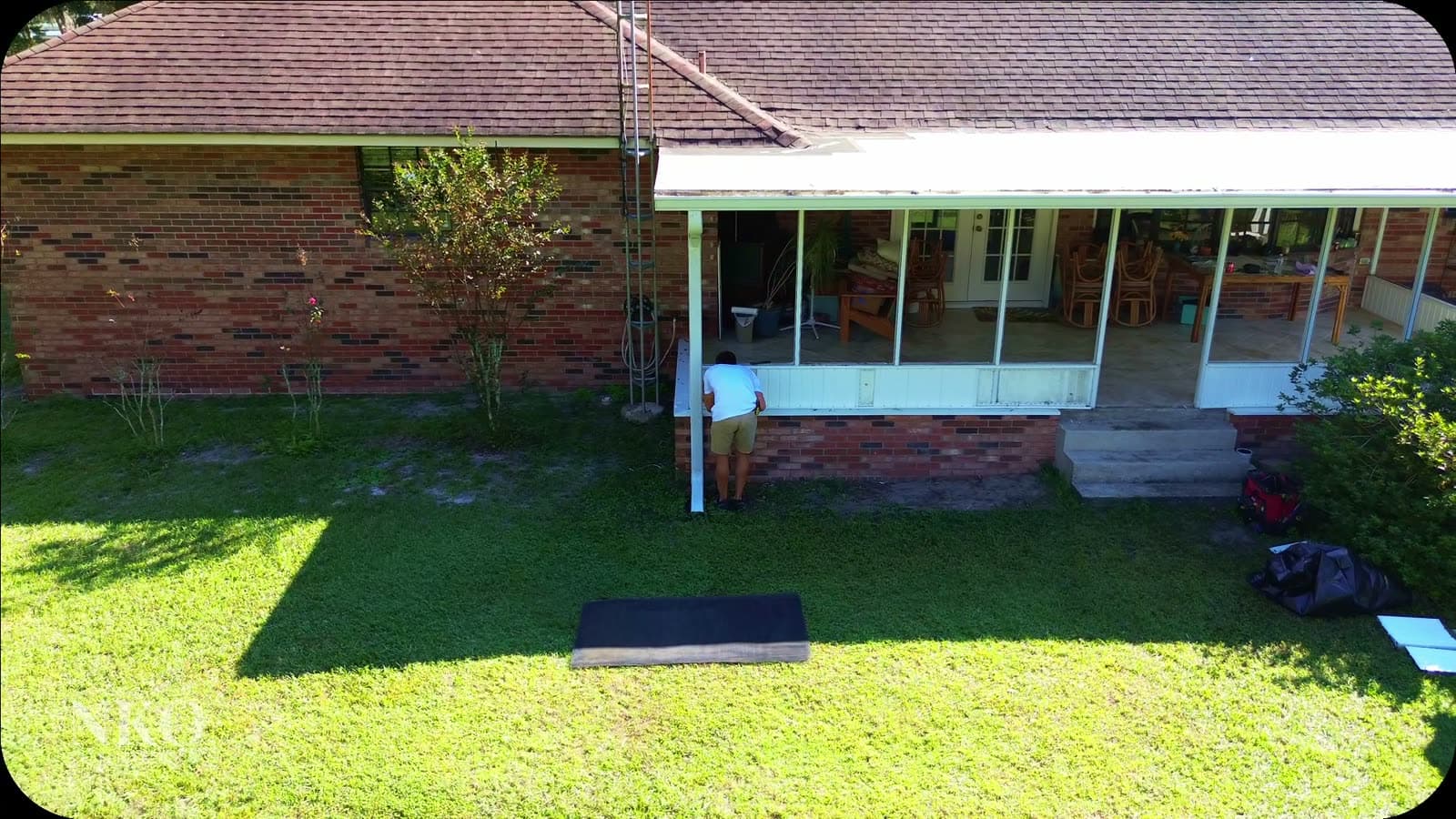 Jacksonville home with an enclosed front porch